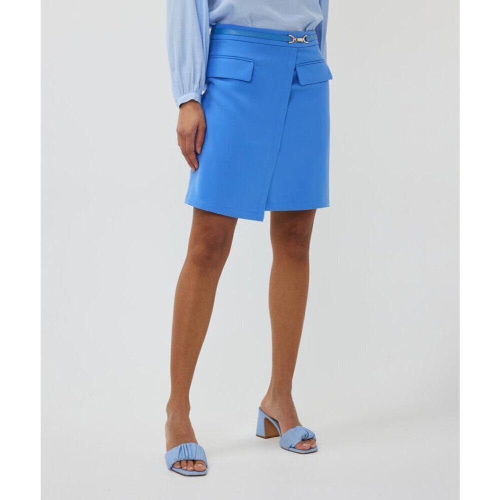 NWT ESQUALO Blue Short City Skirt